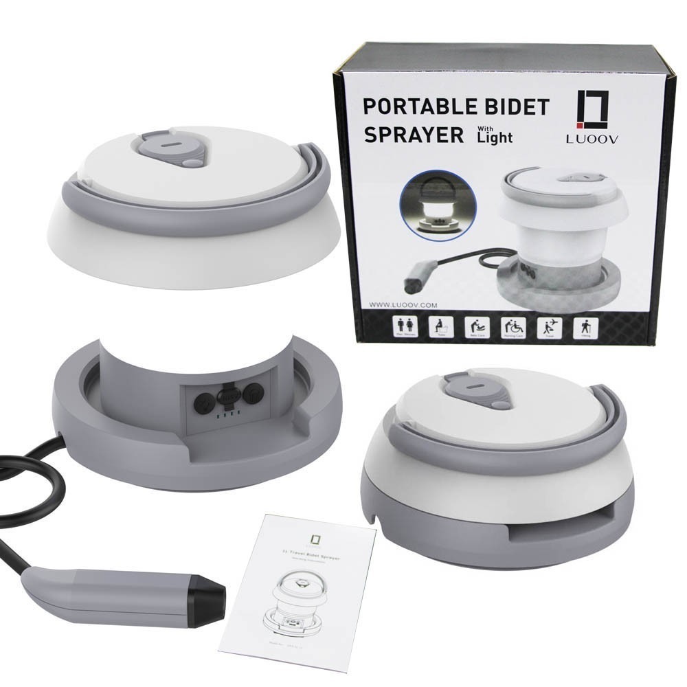 Portable Bidet Sprayer for Travel Electric‎ Handheld Bidet Rechargeable Light